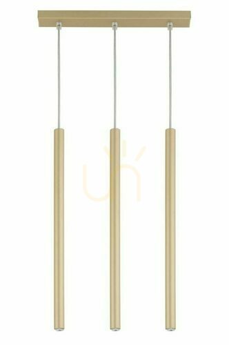 Sprawdź Lampa wisząca Sigma Sopel 3 Prosty Złoty Mat 33403