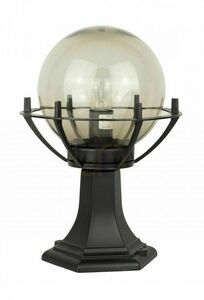 Lampa ogrodowa stojąca SU-MA Kula czarna 39 cm K 4011/1/KPO small 1
