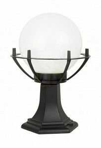 Lampa ogrodowa stojąca SU-MA Kula czarna 39 cm K 4011/1/KPO small 0