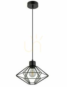 Lampa wisząca Sigma Vario S czarna stal E27 28 cm 40552 small 0