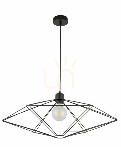 Sprawdź Lampa wisząca Sigma Vario L czarna stal lakierowana 40555