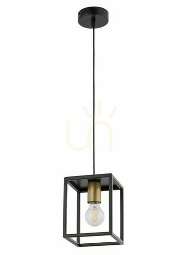 Sprawdź Lampa wisząca Sigma Vigo 1 czarno-złota 32353