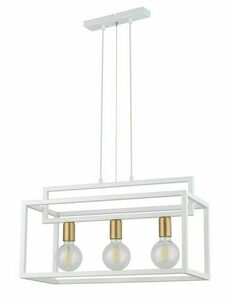 Lampa wisząca Sigma VIGO 3 biało-złota 32442 small 0