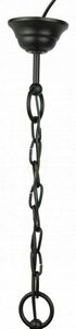 Lampa zewnętrzna wisząca SU-MA Kule z koszykiem 250 czarna K 1018/1/KPO 250 small 2