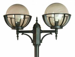 Lampa ogrodowa stojąca SU-MA Kule 2 czarna regulowana 185-285 cm OGMWN 2 KPO 250 small 3