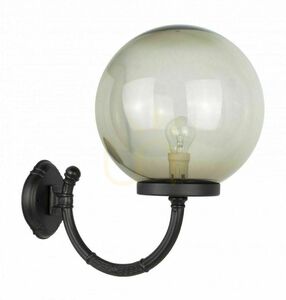 Kinkiet zewnętrzny SU-MA Kule Classic czarny patyna PMMA K 3012/1/K 300 P small 1