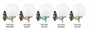 Kinkiet zewnętrzny SU-MA Kule Classic czarny K 3012/1/K 250 small 4
