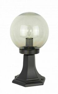Lampa ogrodowa stojąca SU-MA czarna kula PMMA K 4011/1/K 200 small 1