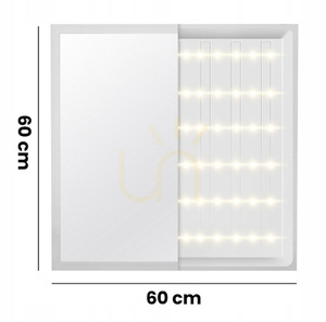Panel LED natynkowy 60x60 40W biały PL-C05 130lm/W 4000K barwa neutralna small 3