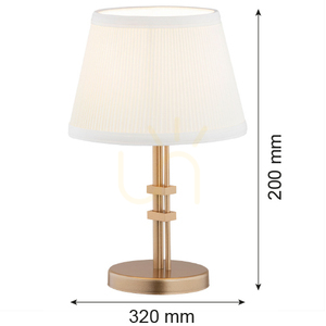 Lampa stołowa ARGON Atrani śmietankowa stare złoto 8354 small 2