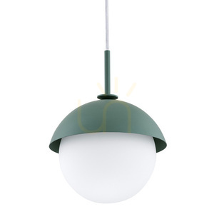 Lampa wisząca ARGON Cappello opal mat zielona E27 8297 small 2