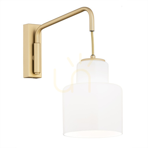 Sprawdź Kinkiet ARGON Diuna opal złoty E27 1x1W SKU 8371