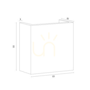 Plafon LED ARGON GENT czerwony 3W 3000K SKU 8361 small 3