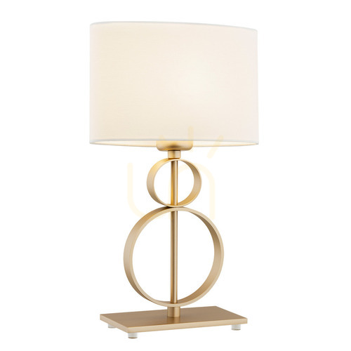 Sprawdź Lampa stołowa ARGON Perseo śmietankowa złota E27 8310