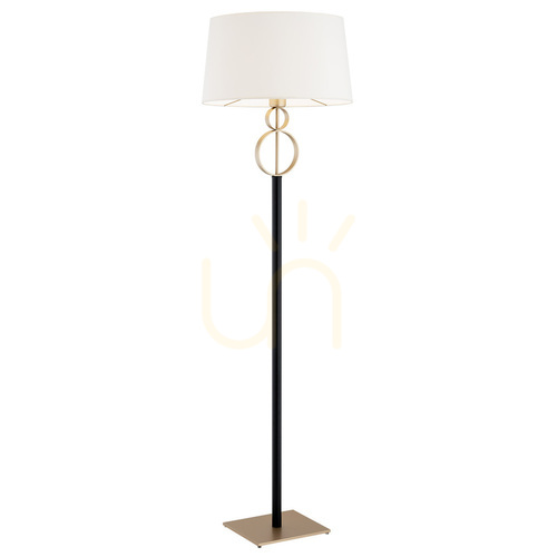 Sprawdź Lampa podłogowa ARGON PERSEO śmietankowa czarna złota 8309