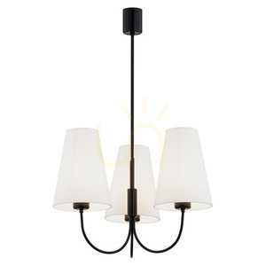 Żyrandol ARGON Safiano 3xE27 biały czarny 6268 small 0