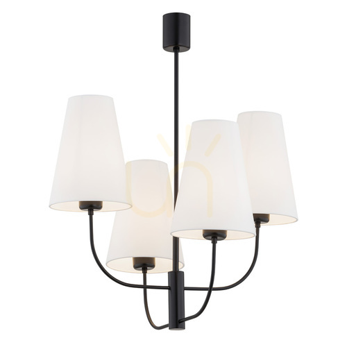 Sprawdź Żyrandol ARGON SAFIANO 4xE27 biały czarny 580 mm SKU 1822