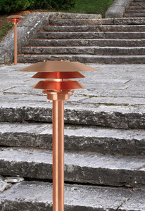 Słupek ogrodowy Venø Copper Nordlux small 2