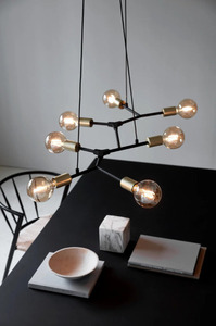 Lampa wisząca Josefine  7 czarna Nordlux small 2
