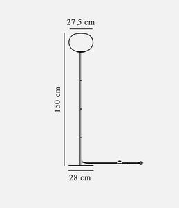Lampa podłogowa Alton mosiądz Nordlux small 3