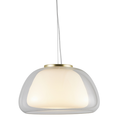 Sprawdź Lampa wisząca Nordlux Jelly 39 cm – szkło przezroczyste i białe opalowe