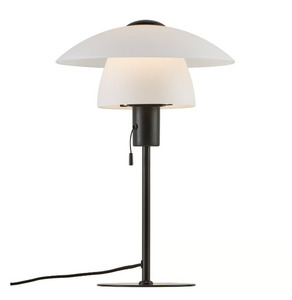 Lampa stołowa Nordlux Verona czarna z opalowego szkła E27 small 3