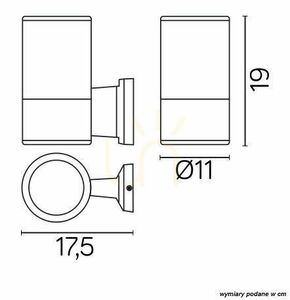 Kinkiet zewnętrzny SU-MA Adela czarny E27 IP54 7002 BL small 3