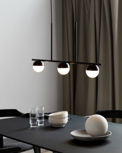 Lampa wisząca Contina 3 czarna Nordlux small 1