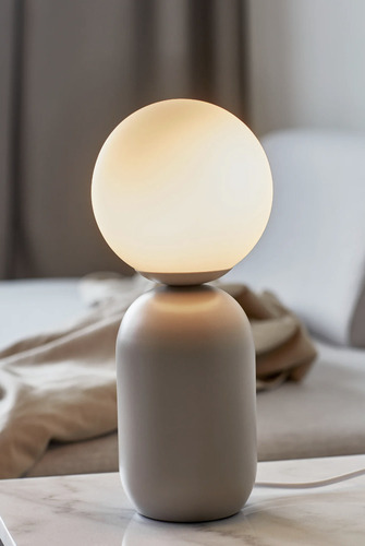 Sprawdź Lampa stołowa Notti szara Nordlux