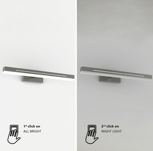 Kinkiet nad lustro Nordlux Otis 40 biały LED 14W 3000K IP44 small 3
