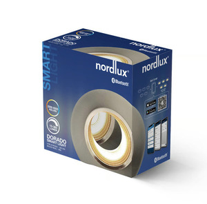 Oczko sufitowe LED Dorado Smart 1-Kit IP65 nikiel szczotkowany Nordlux small 4