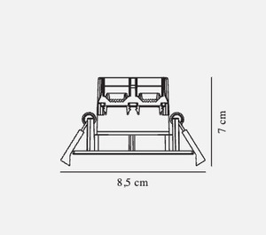 Oczko sufitowe LED Dorado Smart 1-Kit IP65 nikiel szczotkowany Nordlux small 5