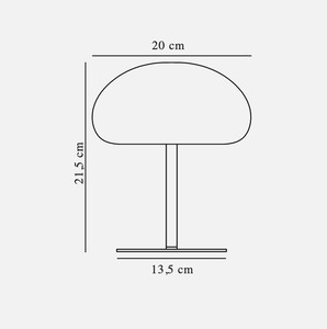 Przenośna lampa stołowa Nordlux Sponge 34 biała IP65 LED small 8