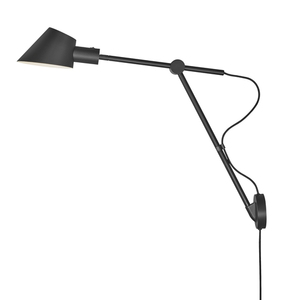 Lampa ścienna STAY DFTP E27 60W Aluminium Czarny small 5