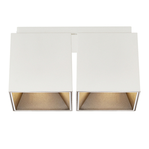 Oprawa natynkowa ETHAN Nordlux GU10 LED:2x10W,Traditional:2x50W Aluminium Biały mat small 0