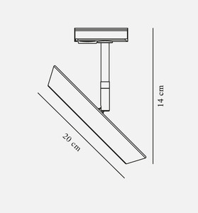 Reflektor szynowy Nordlux Link Diskie czarny LED 7,4 W 20 cm small 4