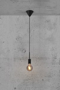 Lampa wisząca PACO Nordlux E27 40W Metal Czarny small 0