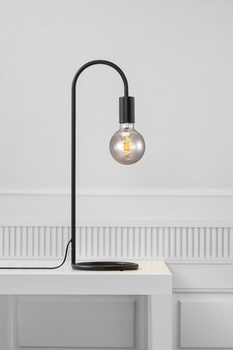 Sprawdź Lampa stołowa PACO Nordlux E27 25W Metal Czarny