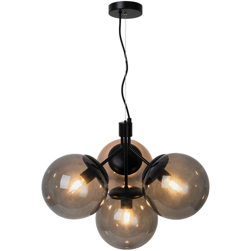 Sprawdź Lampa wisząca IVONA Nordlux E27 4x28W Szkło Czarny