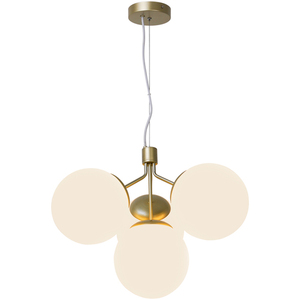 Lampa wisząca Nordlux IVONA 4-Spot mosiądz szkło opalowe 4xE27 small 1