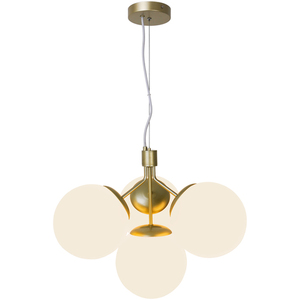 Lampa wisząca Nordlux IVONA 4-Spot mosiądz szkło opalowe 4xE27 small 2