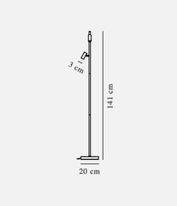 Lampa podłogowa Omari czarna Nordlux small 4