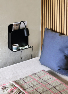 Kinkiet Nordlux Roomi czarny GU10 8 W z półką i portem USB 2112551003 small 4