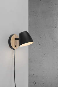 Lampa ścienna THEO Nordlux GU10 35W Metal Czarny small 0