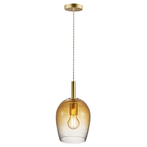 Lampa wisząca UMA Nordlux E27 40W Szkło Bursztynowy small 4