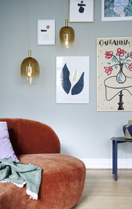 Lampa wisząca UMA Nordlux E27 40W Szkło Bursztynowy small 5