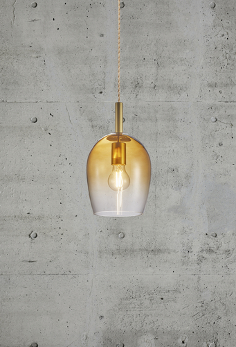 Sprawdź Lampa wisząca UMA Nordlux E27 40W Szkło Bursztynowy
