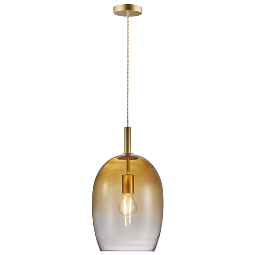 Sprawdź Lampa wisząca UMA Nordlux E27 40W Szkło Bursztynowy