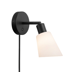 Lampa ścienna MOLLI Nordlux E14 25W Szkło Czarny small 3