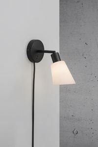 Lampa ścienna MOLLI Nordlux E14 25W Szkło Czarny small 0